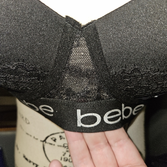 Bebe Womans Black Bra Size 36D - Picture 4 of 12
